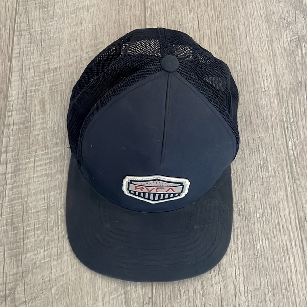 RVCA Blue SnapBack Hat - The Balance of Opposites
